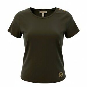 MICHAEL Michael Kors Army/Olive Green Short Sleeve Tee Size XL
